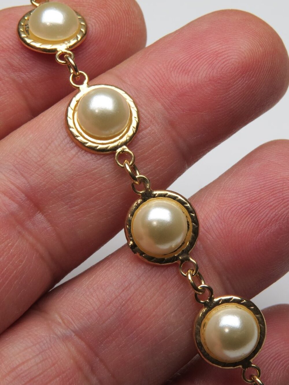 14k Pearl Bracelet